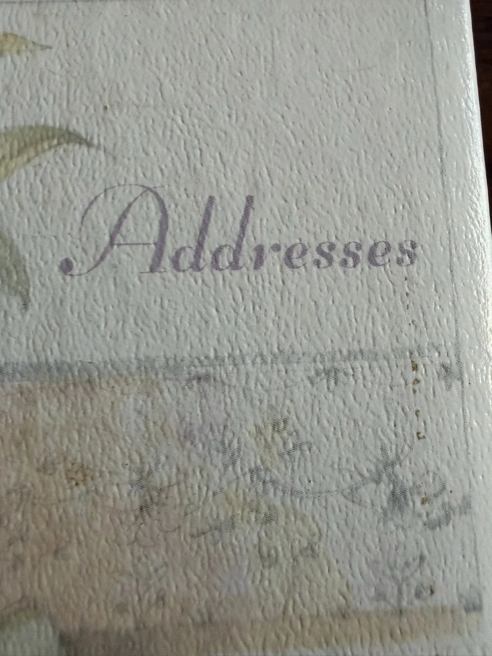 Vintage Current 1978 Address & Phone Number Book. Floral. Pastels. 6.5” x 5.5”